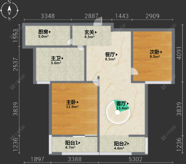 常州莱蒙城睿景公寓租房_莱蒙城睿景公寓2室2厅房源出租