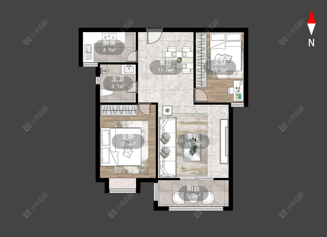 江南佳园房源户型图 常州江南佳园在售二手房源户型图_小牛看房