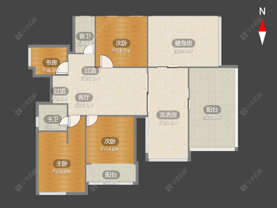 常州名桂坊在售二手房源户型图_小牛看房