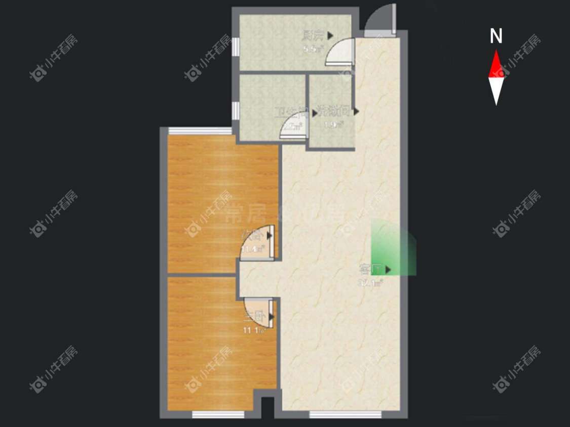 常州绿地世纪城三期在租房源户型图_小牛看房