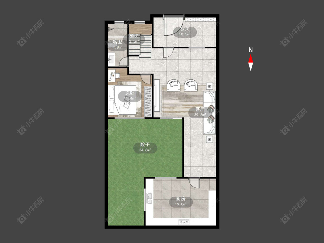 常州雅居乐山湖城湖畔小院在售二手房源户型图_小牛看房