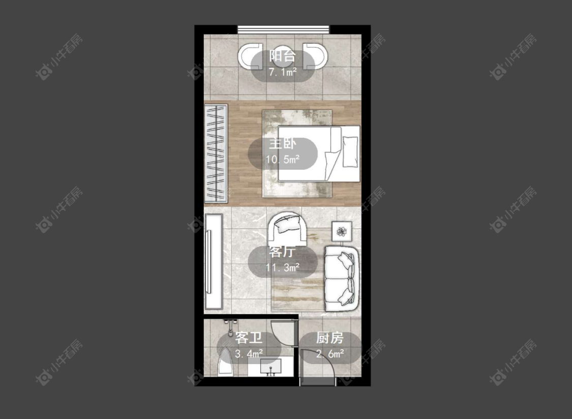 新龙江城市广场房源户型图 常州新龙江城市广场在售二手房源户型图_小牛看房