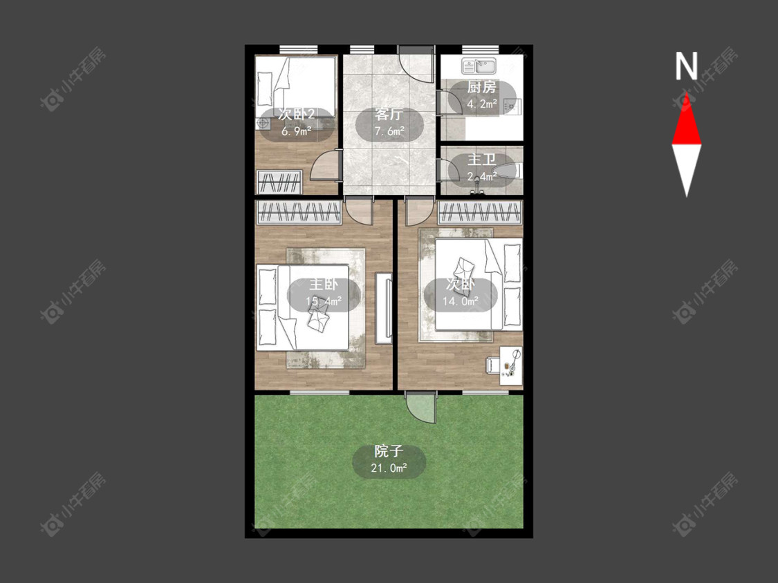 清潭新村房源户型图 常州清潭新村在售二手房源户型图_小牛看房