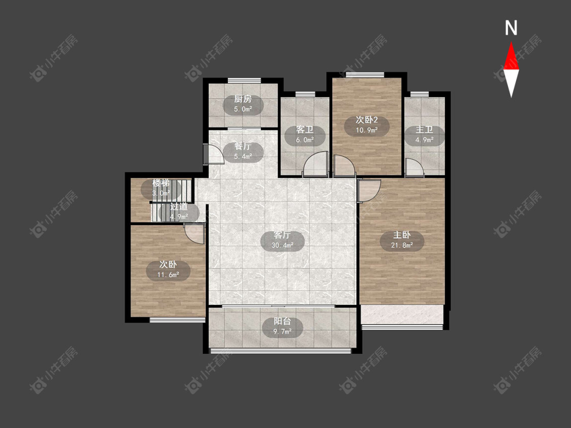 美的世茂云筑房源户型图 常州美的世茂云筑在售二手房源户型图_小牛看房