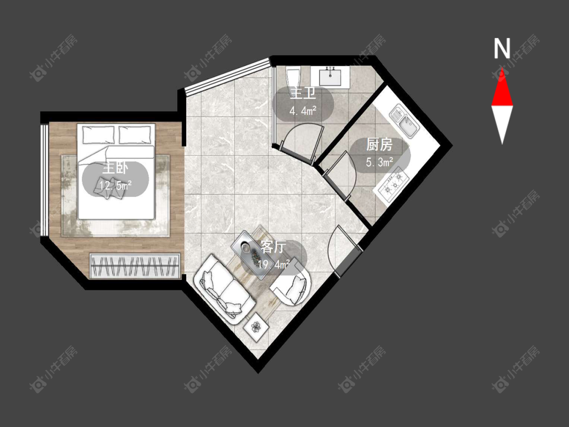 常州侨光苑在售二手房源户型图_小牛看房