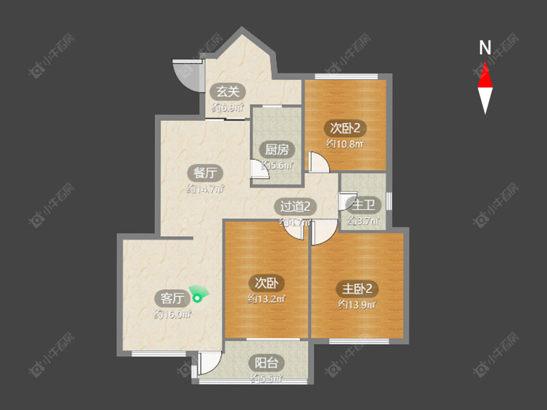 御源林城东区房源户型图 常州御源林城东区在售二手房源户型图_小牛看房