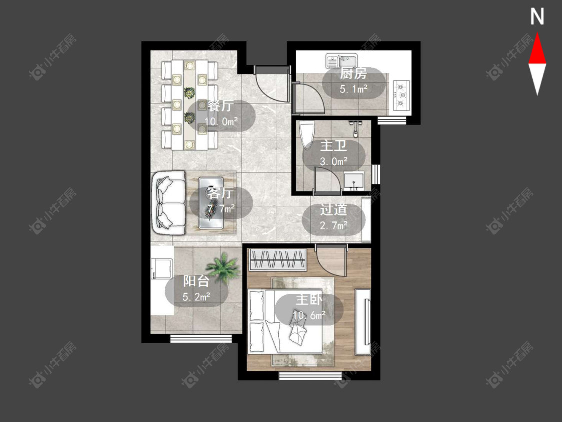 常州金鹰世界在售二手房源户型图_小牛看房