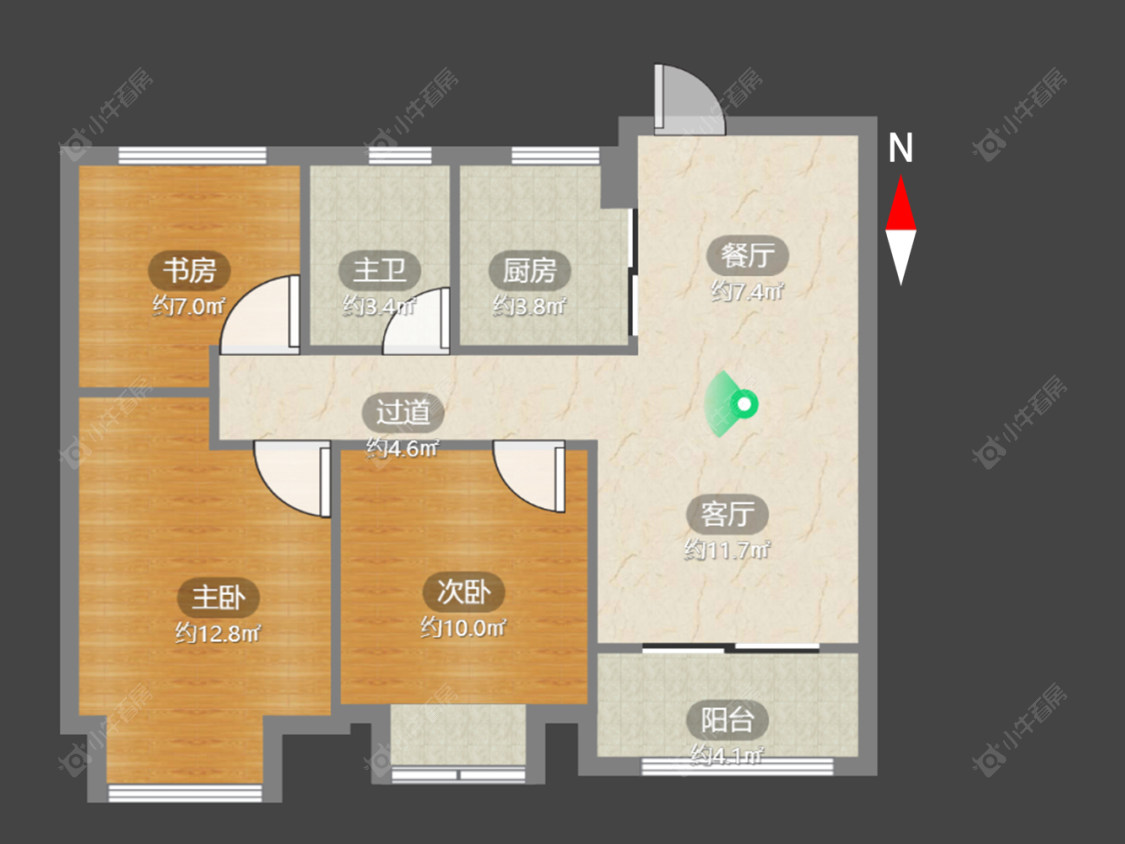 常州新城公馆荣域在售二手房源户型图_小牛看房