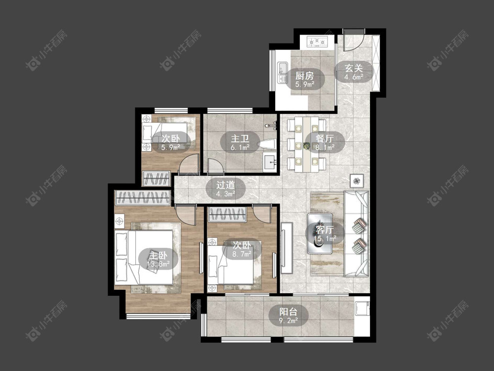 常州九洲玺在售二手房源_小牛看房