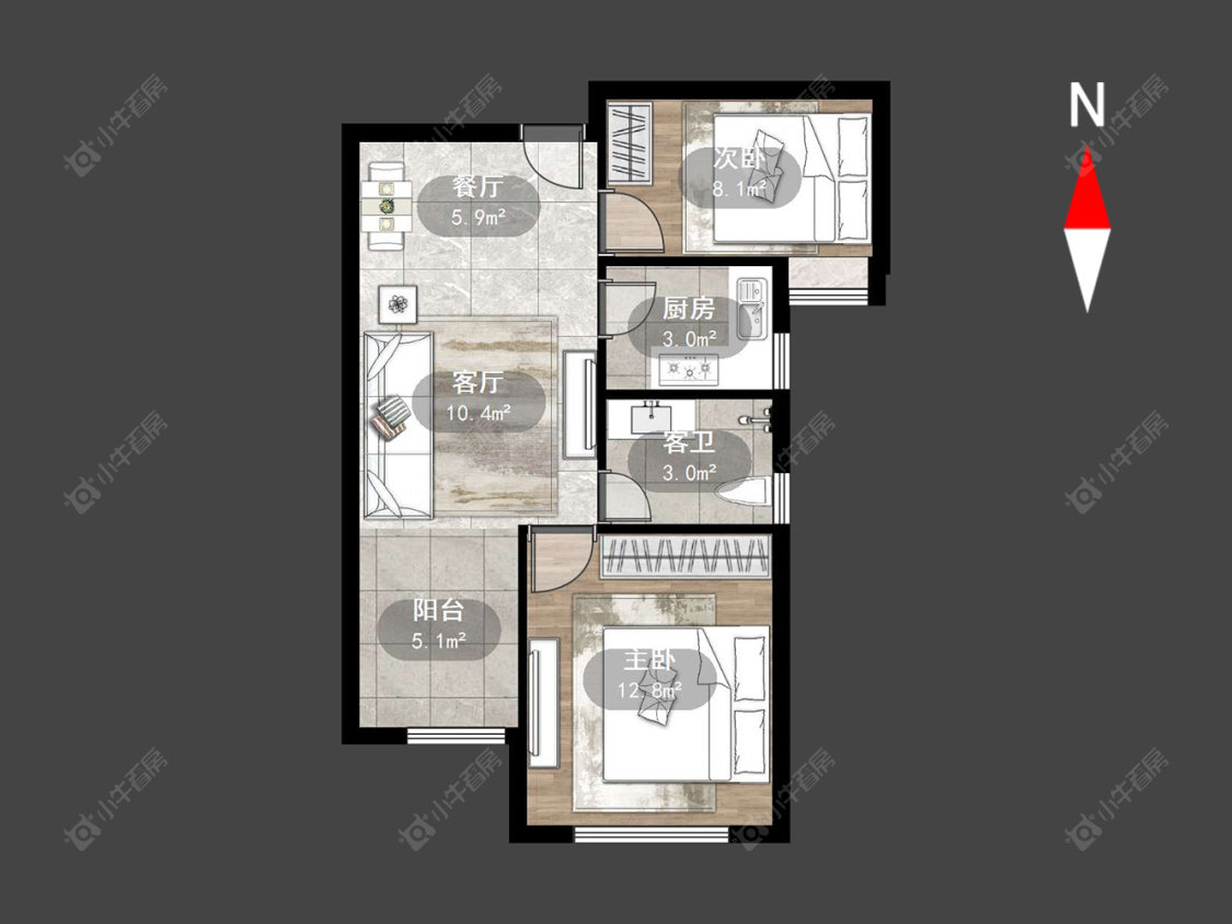 顺天花苑房源户型图 常州顺天花苑在售二手房源户型图_小牛看房