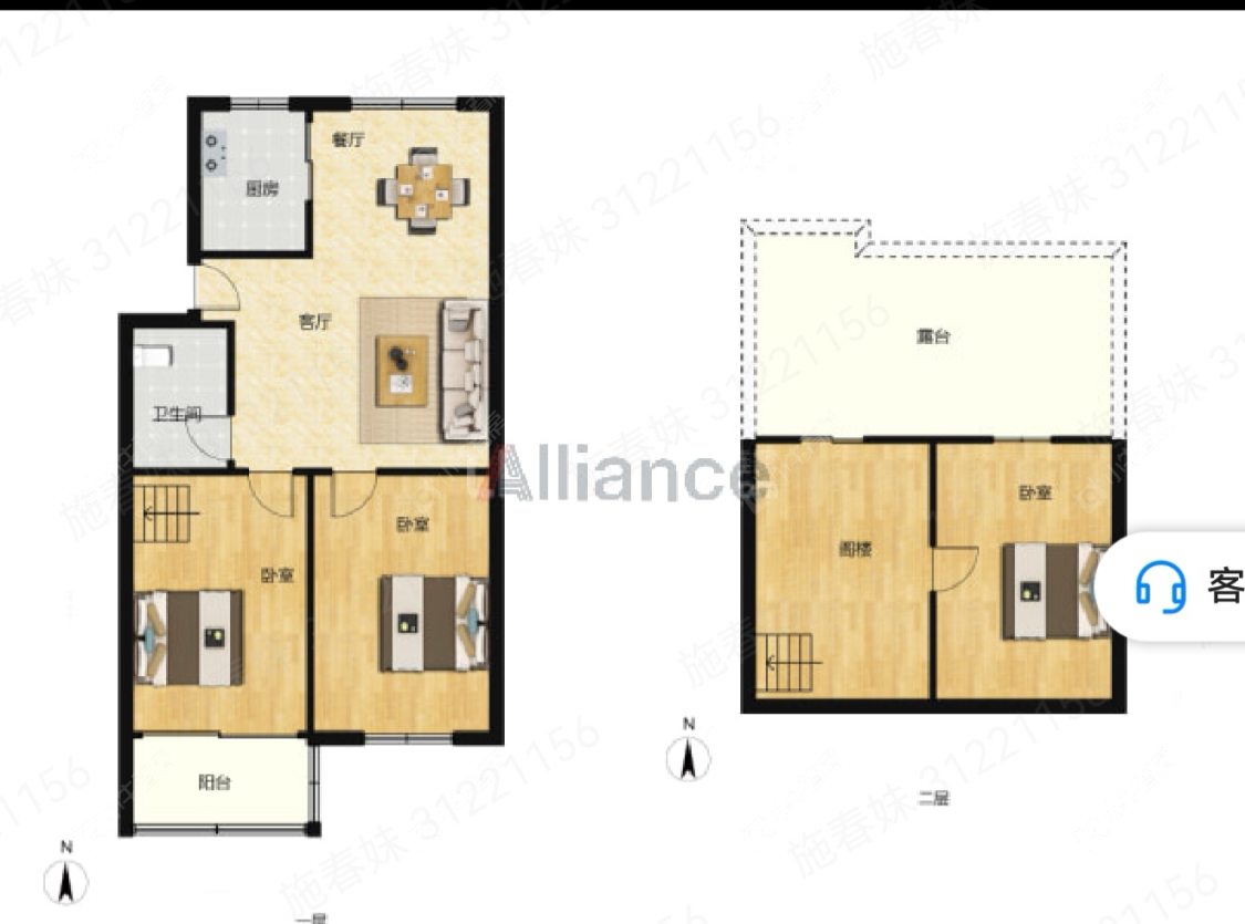 常州浦南新村在租房源户型图_小牛看房