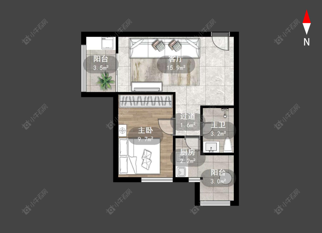 常州新天地商业广场在售二手房源户型图_小牛看房