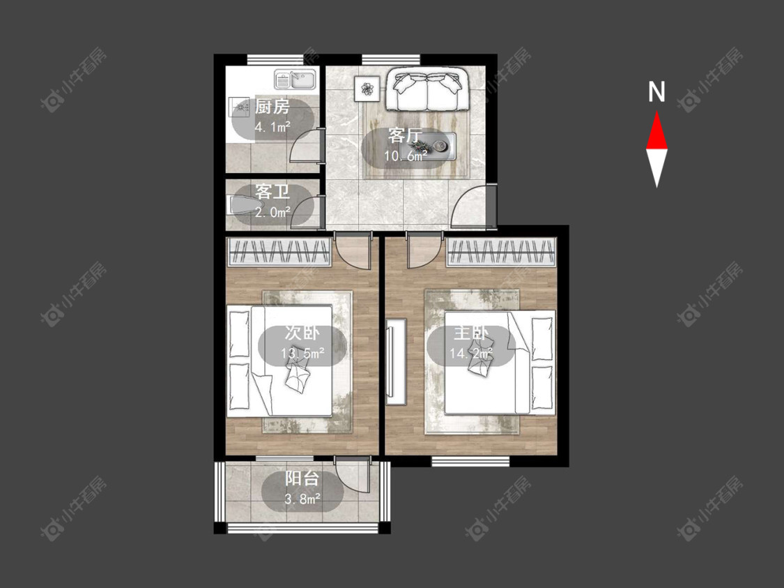 通济新村房源户型图 常州通济新村在售二手房源户型图_小牛看房