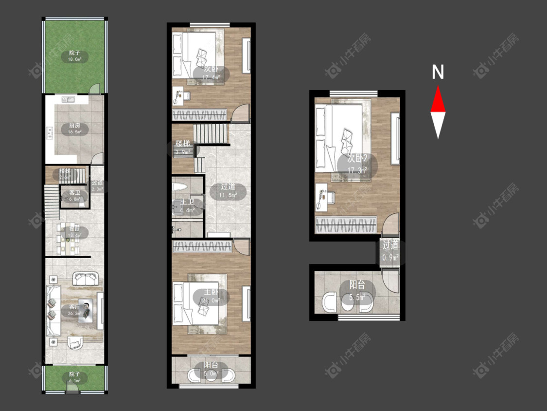 常州南园村在售二手房源户型图_小牛看房
