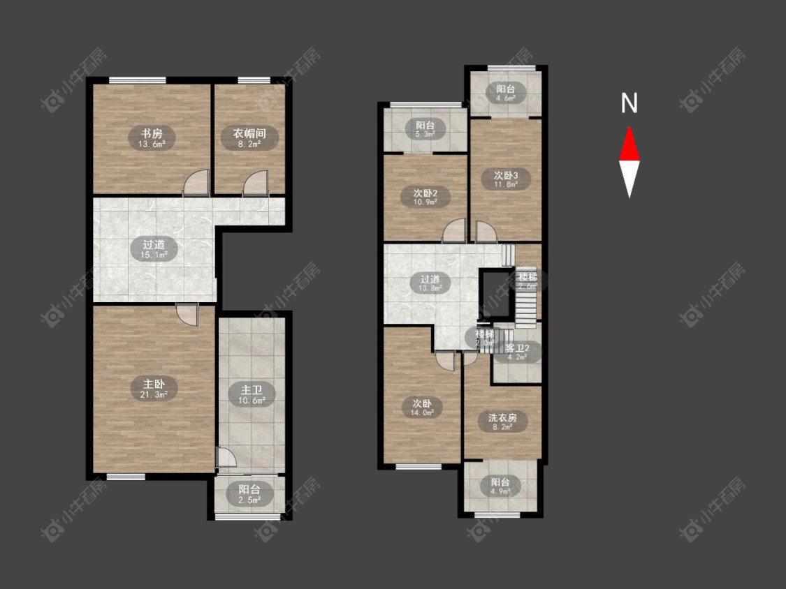 常州中海锦珑湾别墅区在售二手房源户型图_小牛看房