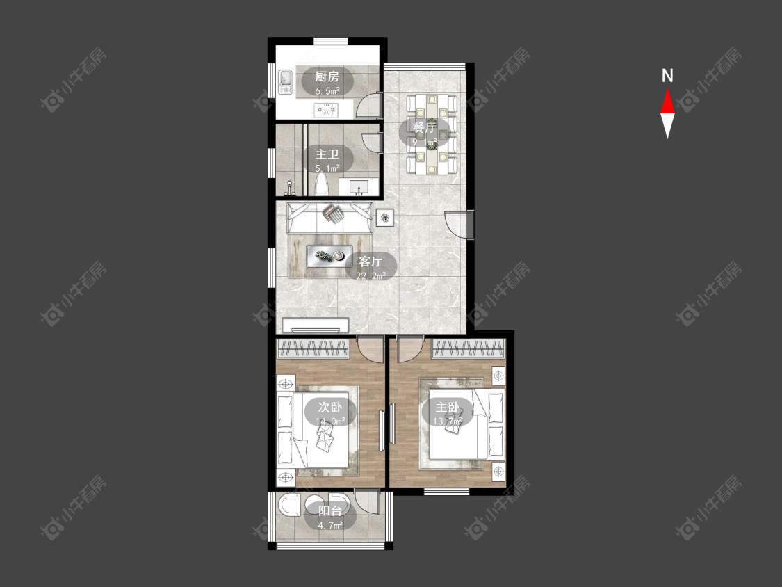 常州仓房小区在售二手房房源户型图_小牛看房