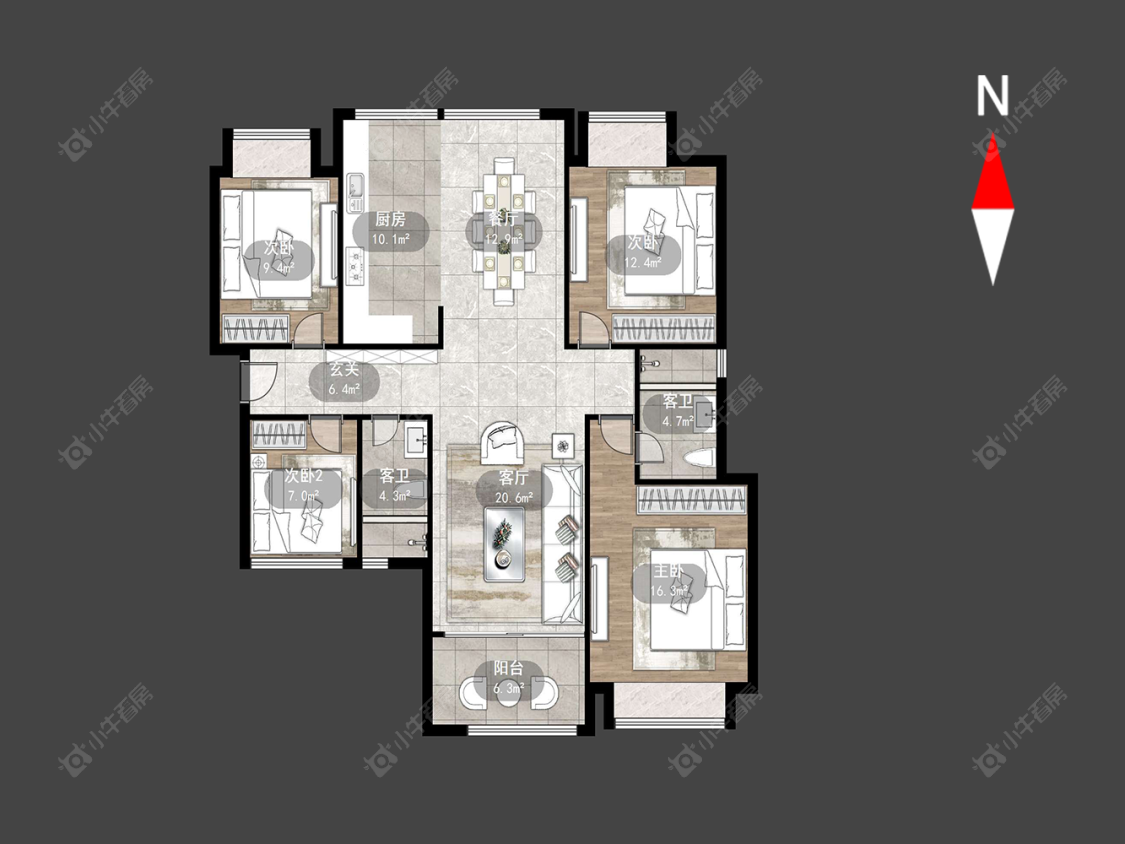 常州雅居乐星河湾在售二手房源户型图_小牛看房