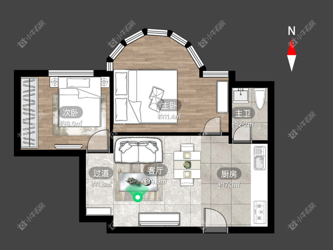 常州新荷花园在租房源_小牛看房