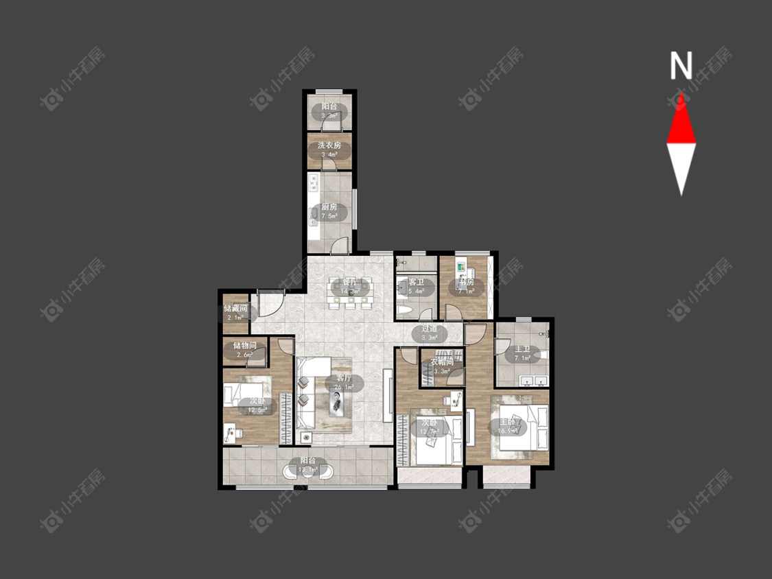 龙洲伊都房源户型图 常州龙洲伊都在售二手房源户型图_小牛看房