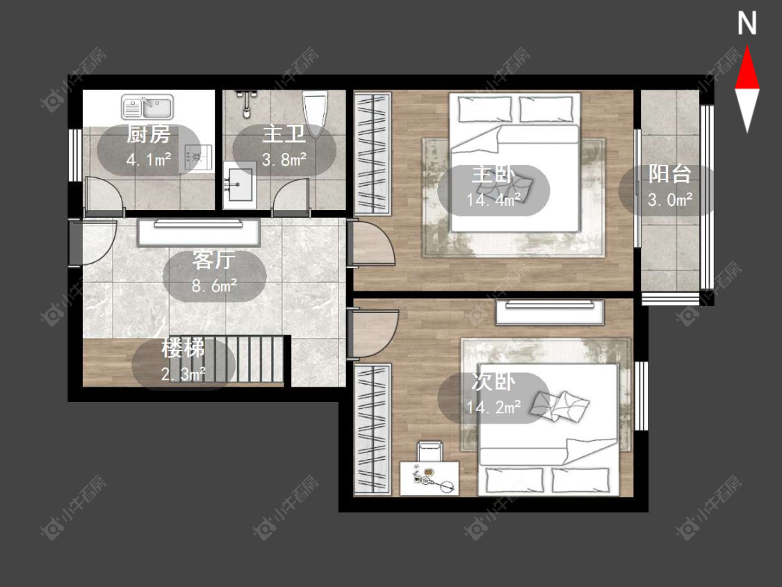常州新市路在售二手房源户型图_小牛看房