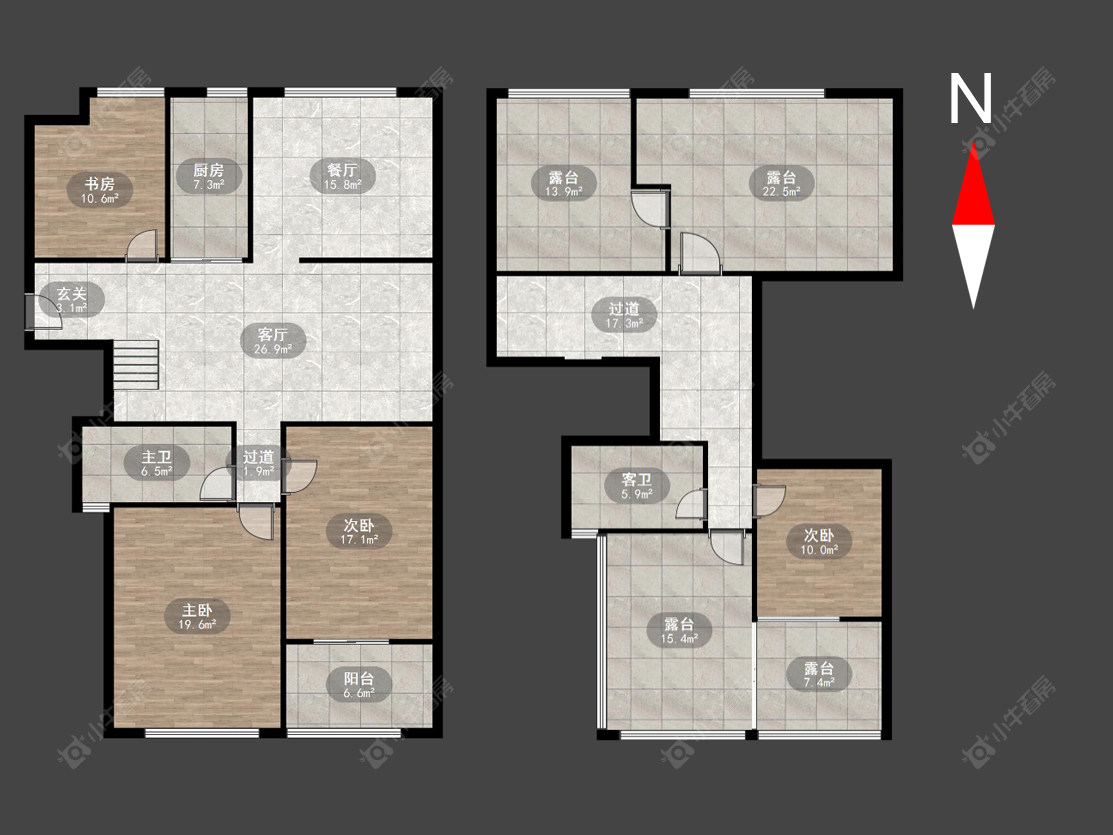 常州蔷薇家园在售二手房源户型图_小牛看房