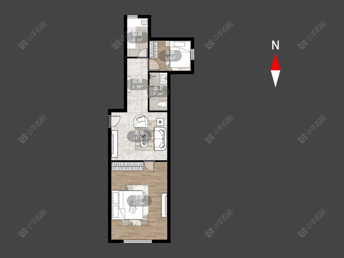 大名城西区房源户型图 常州大名城西区在售二手房源户型图_小牛看房