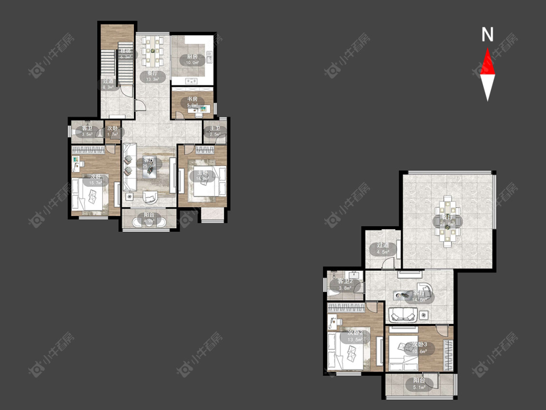 常州新四合院在售二手房源户型图_小牛看房
