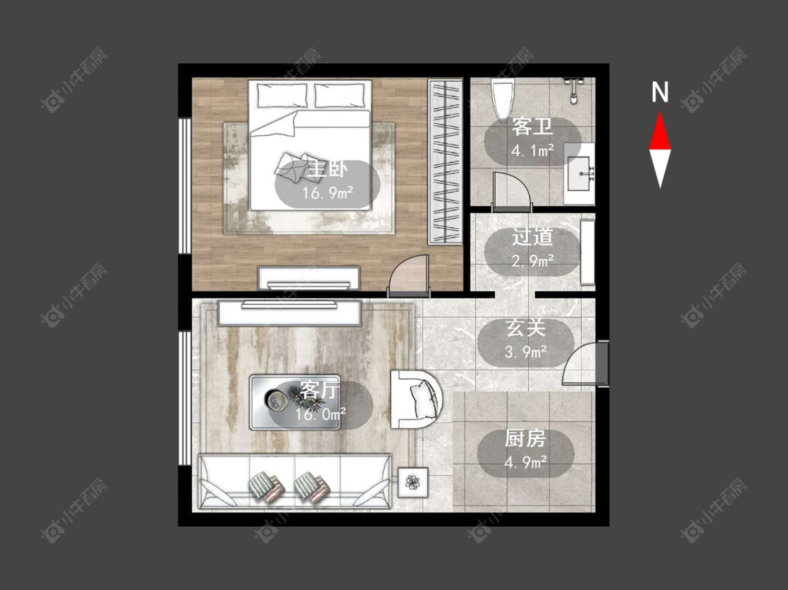 凯纳商务广场房源户型图 常州凯纳商务广场在售二手房源户型图_小牛看房