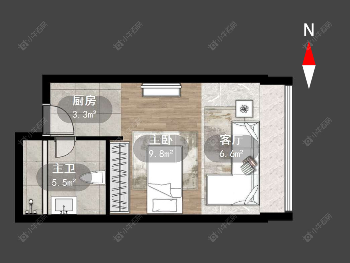 常州五洲国际在售二手房源户型图_小牛看房