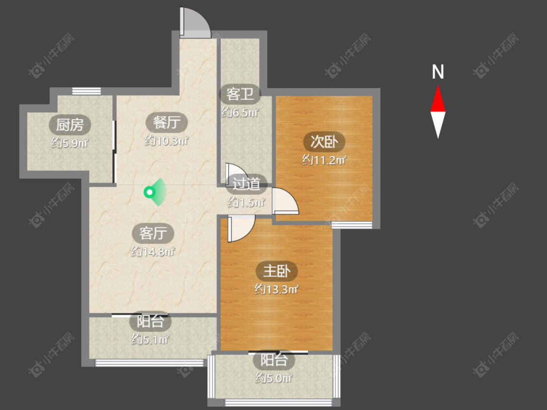 福地聚龙苑房源户型图 常州福地聚龙苑在售二手房源户型图_小牛看房