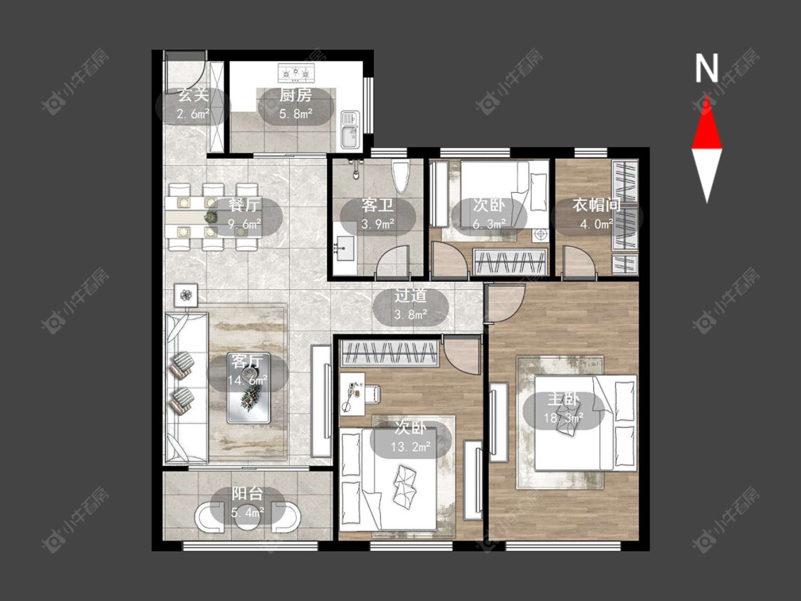 御城房源户型图 常州御城在售二手房源户型图_小牛看房