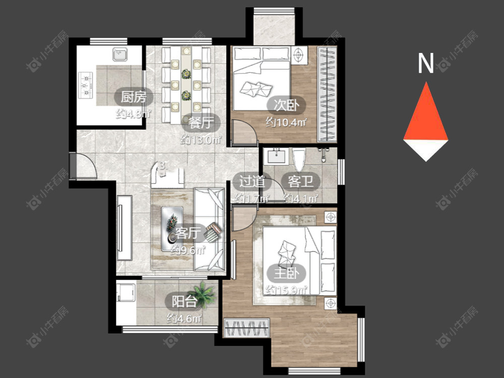 常州新城公馆风尚在售二手房源_小牛看房