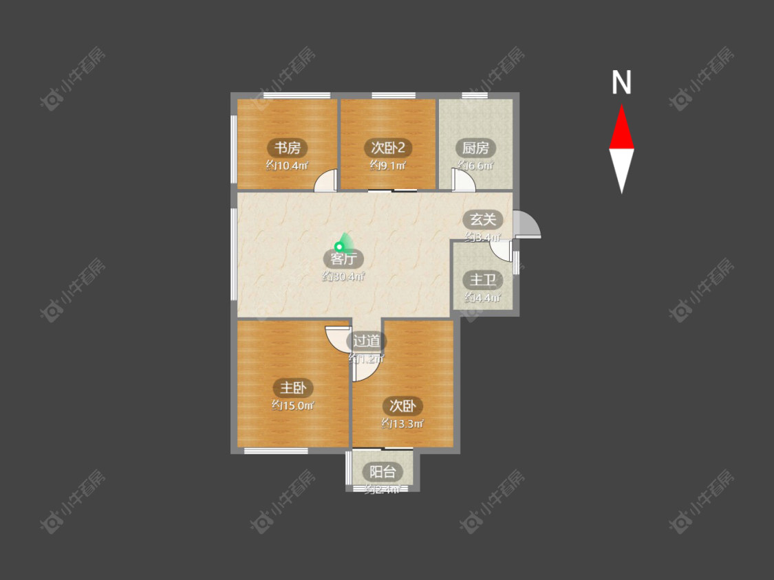 凯纳华侨城房源户型图 常州凯纳华侨城在售二手房源户型图_小牛看房