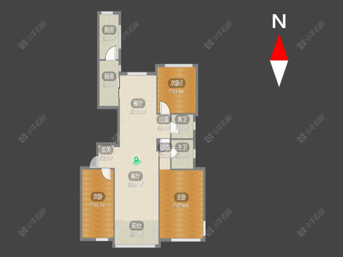 常州锦绣天地在售二手房房源户型图_小牛看房