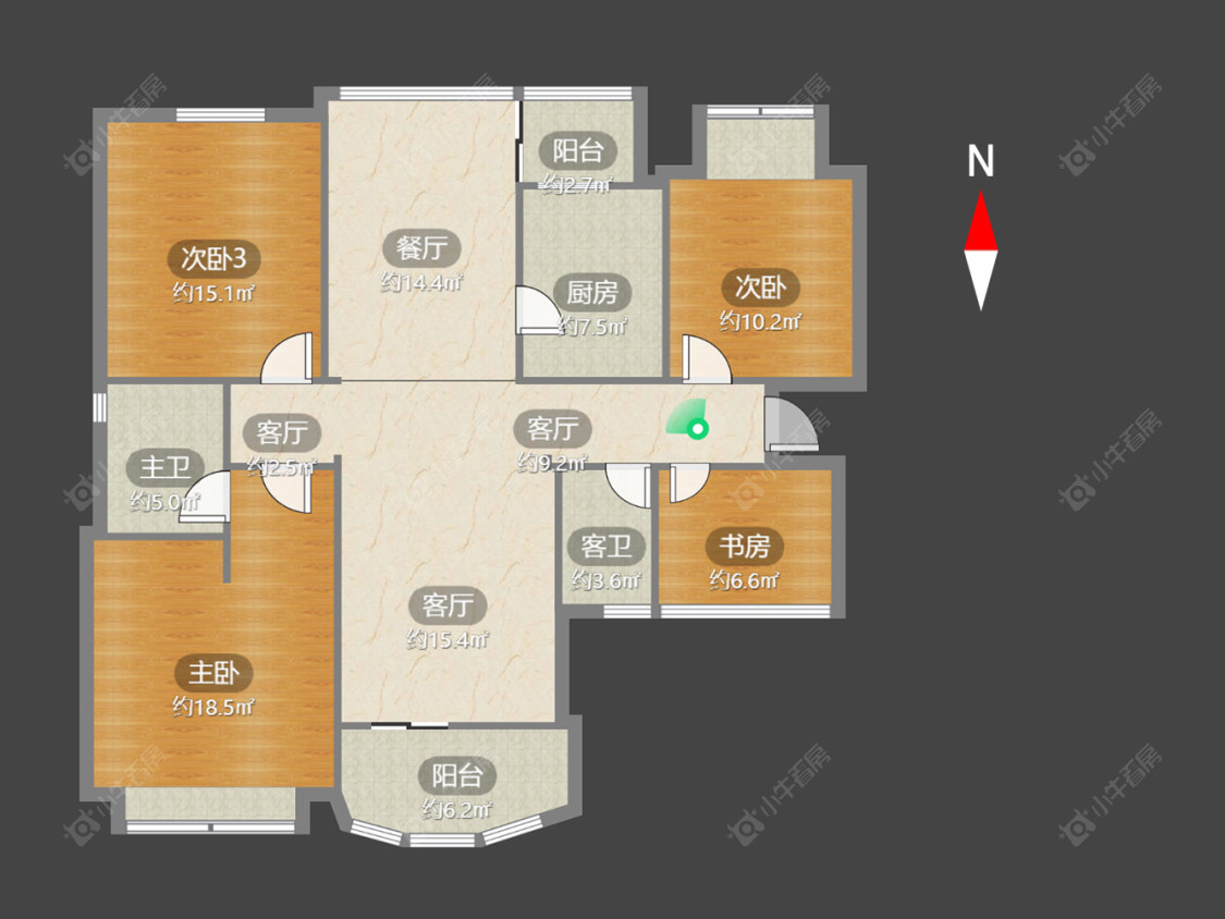 常州雅居乐星河湾在售二手房源户型图_小牛看房