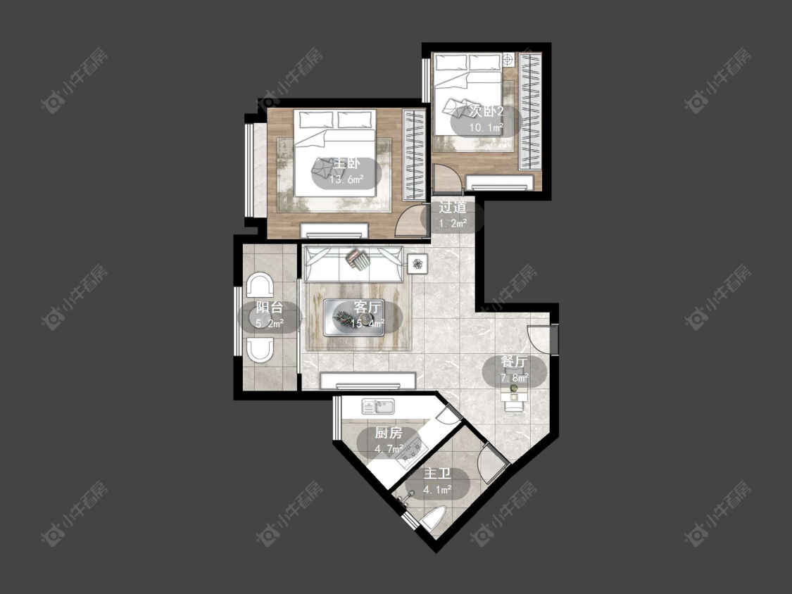 恒大名都一期房源户型图 丹阳恒大名都一期在售二手房源户型图_小牛看房