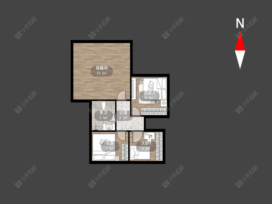 泰山一村房源户型图 常州泰山一村在售二手房源户型图_小牛看房