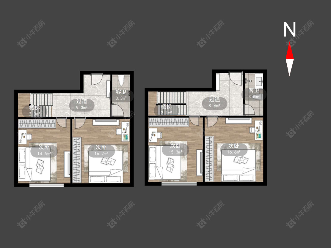 常州弘阳天下锦别墅区在售二手房源户型图_小牛看房