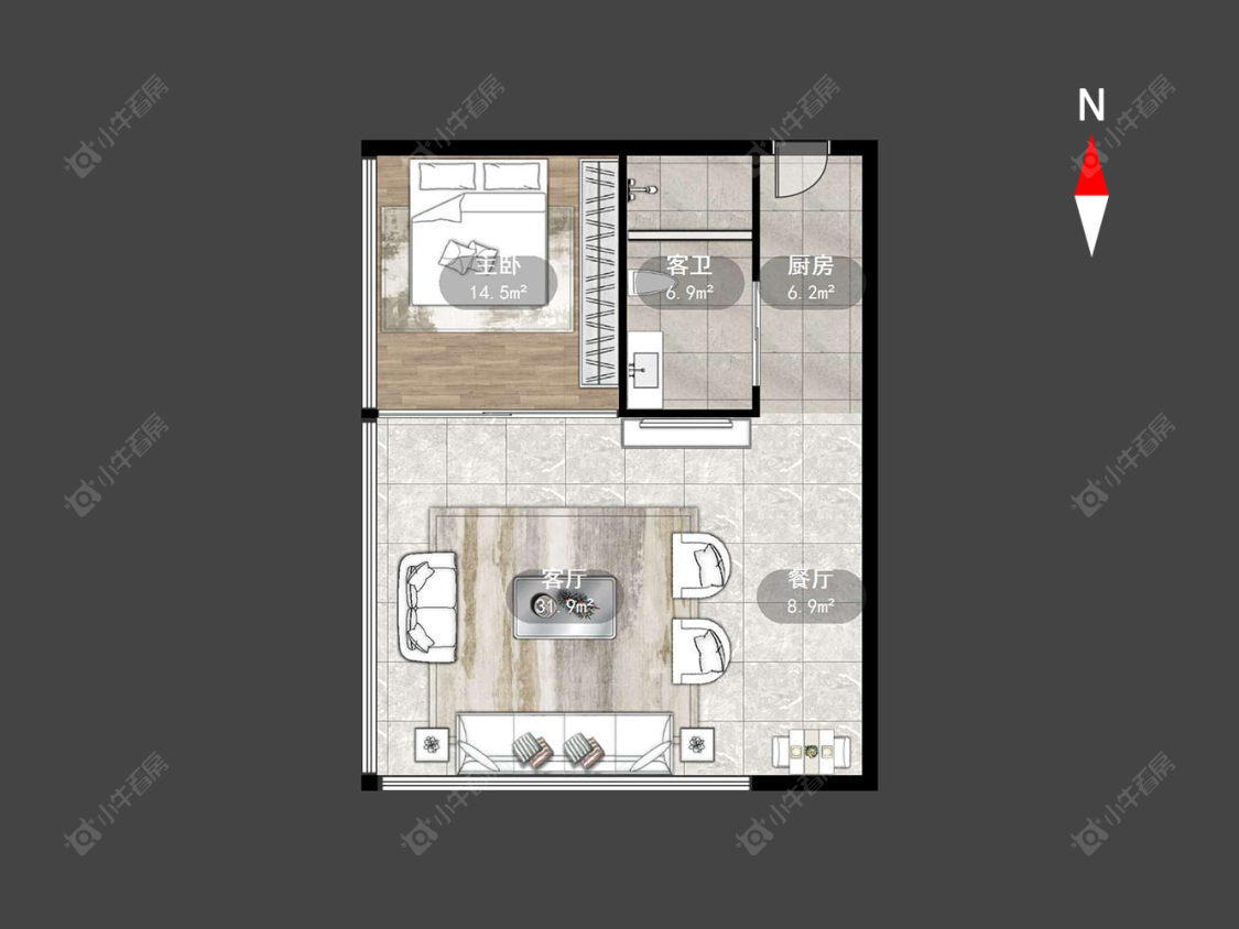常州山外有山在售二手房源户型图_小牛看房