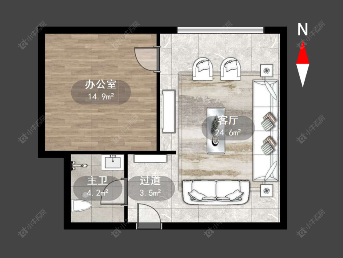 常州北城后街在售二手房源户型图_小牛看房