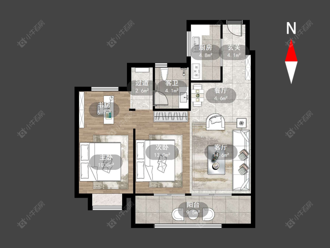 路劲雅居乐城市万象房源户型图 常州路劲雅居乐城市万象在售二手房源户型图_小牛看房