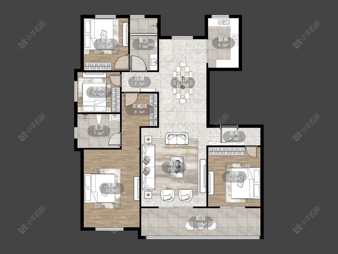 常州天怡南郡在售二手房源户型图_小牛看房