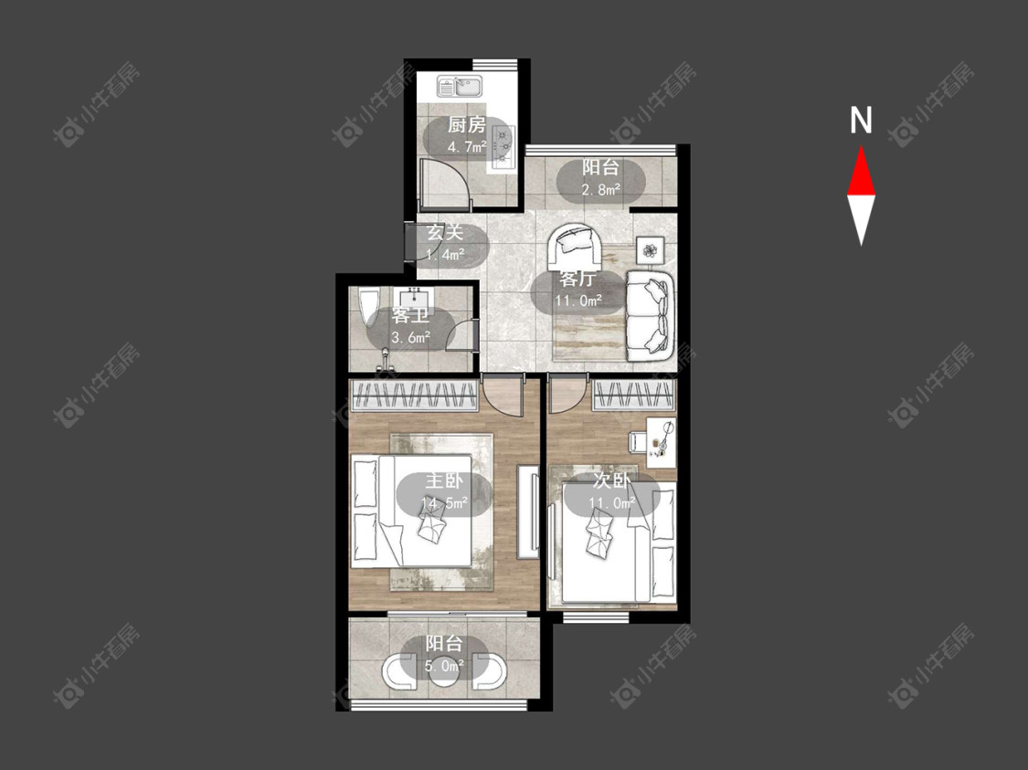 红梅东村房源户型图 常州红梅东村在售二手房源户型图_小牛看房