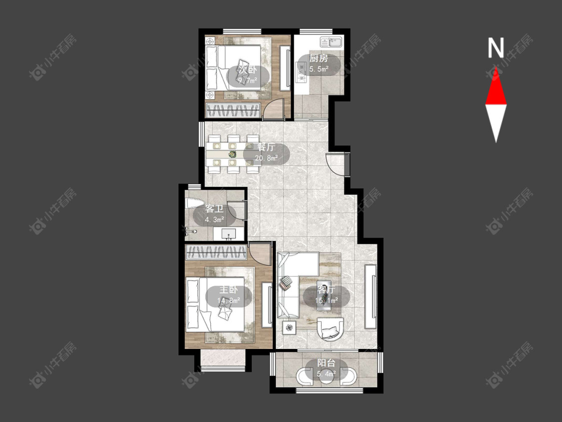 常州名城嘉苑(钟楼)在售二手房源户型图_小牛看房