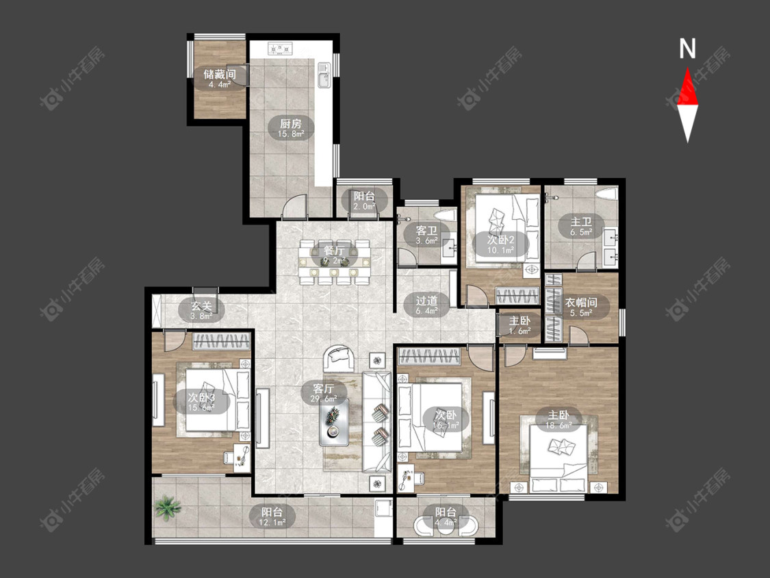 常州弘阳上城在售二手房源户型图_小牛看房