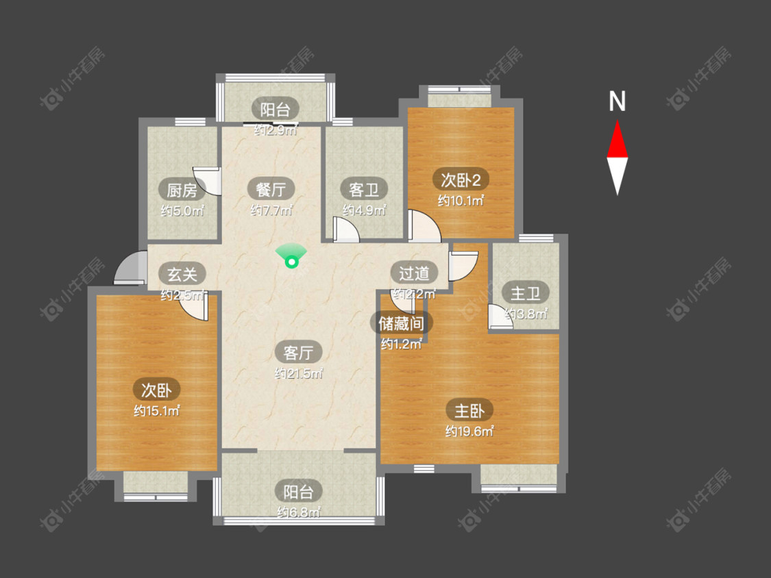 常州江南春晓花园在售二手房源户型图_小牛看房