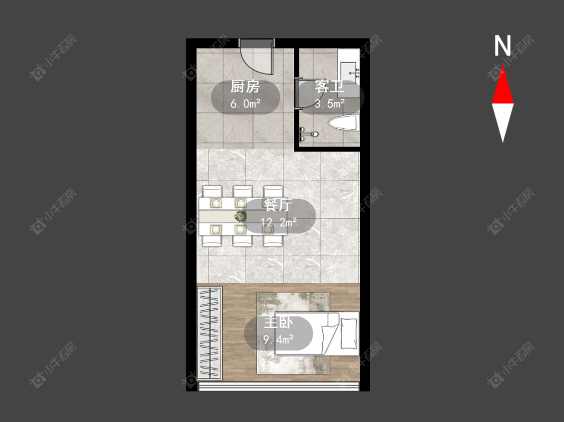 常州碧桂园金科光明府在售二手房源户型图_小牛看房