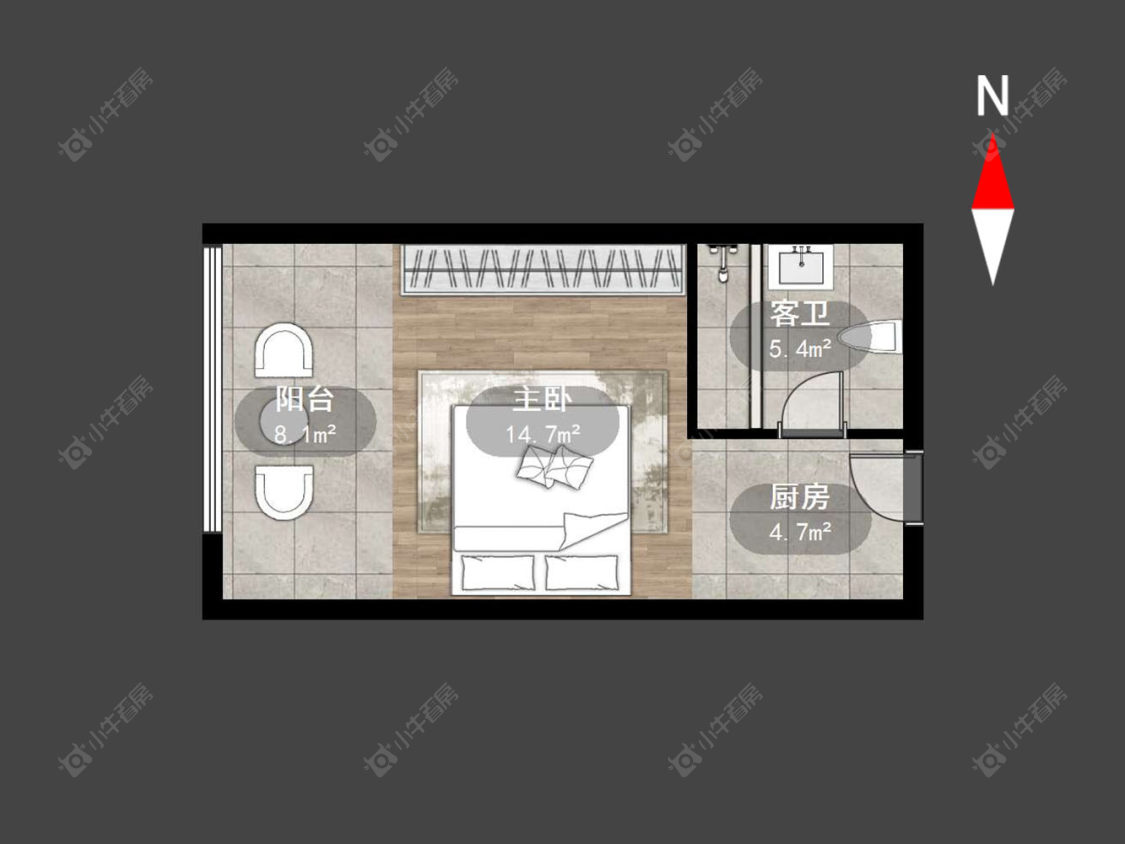 世茂广场房源户型图 常州世茂广场在售二手房源户型图_小牛看房