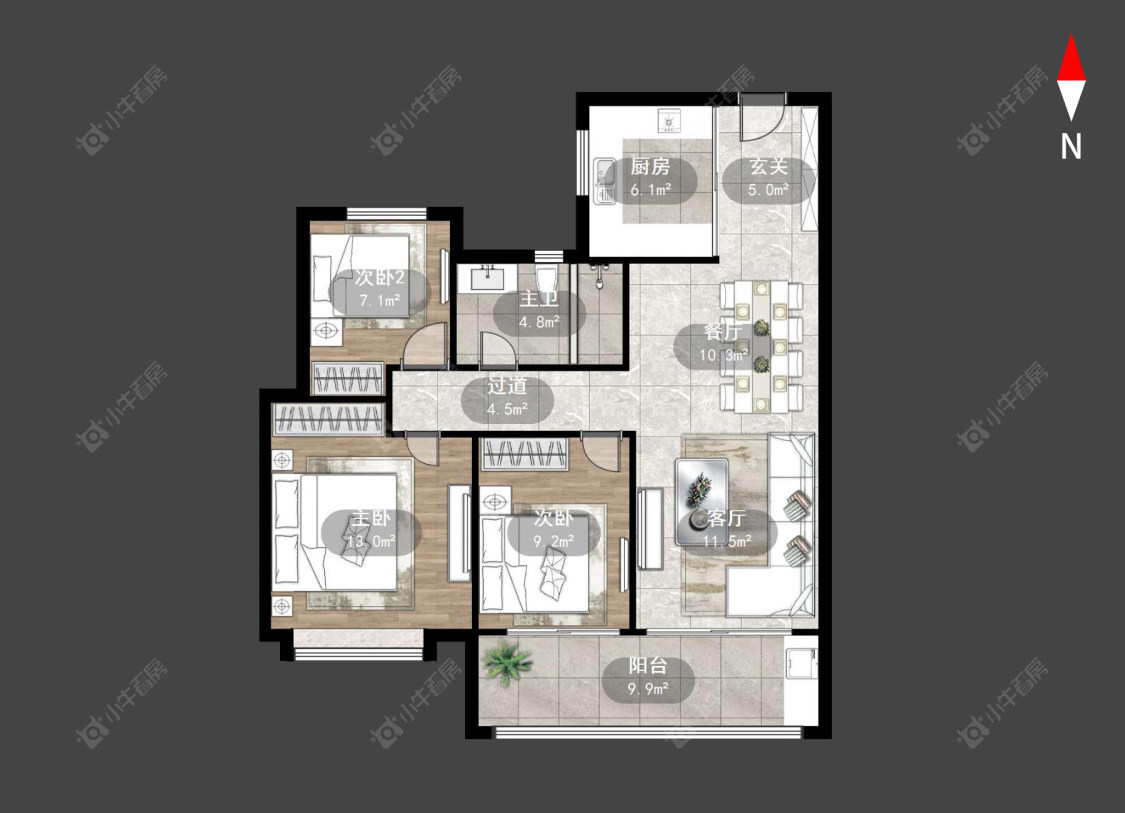 常州九洲玺在售二手房源_小牛看房