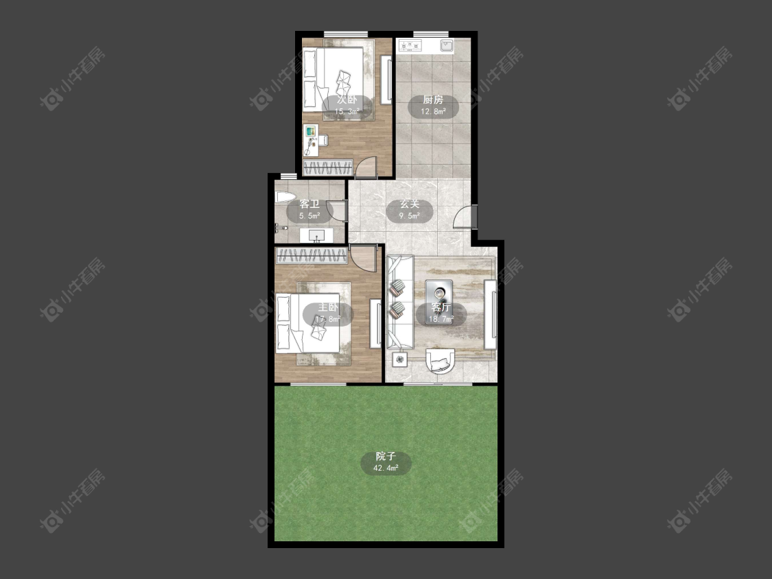 常州和园在售二手房源户型图_小牛看房